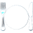 forkAndKnifeWithPlate